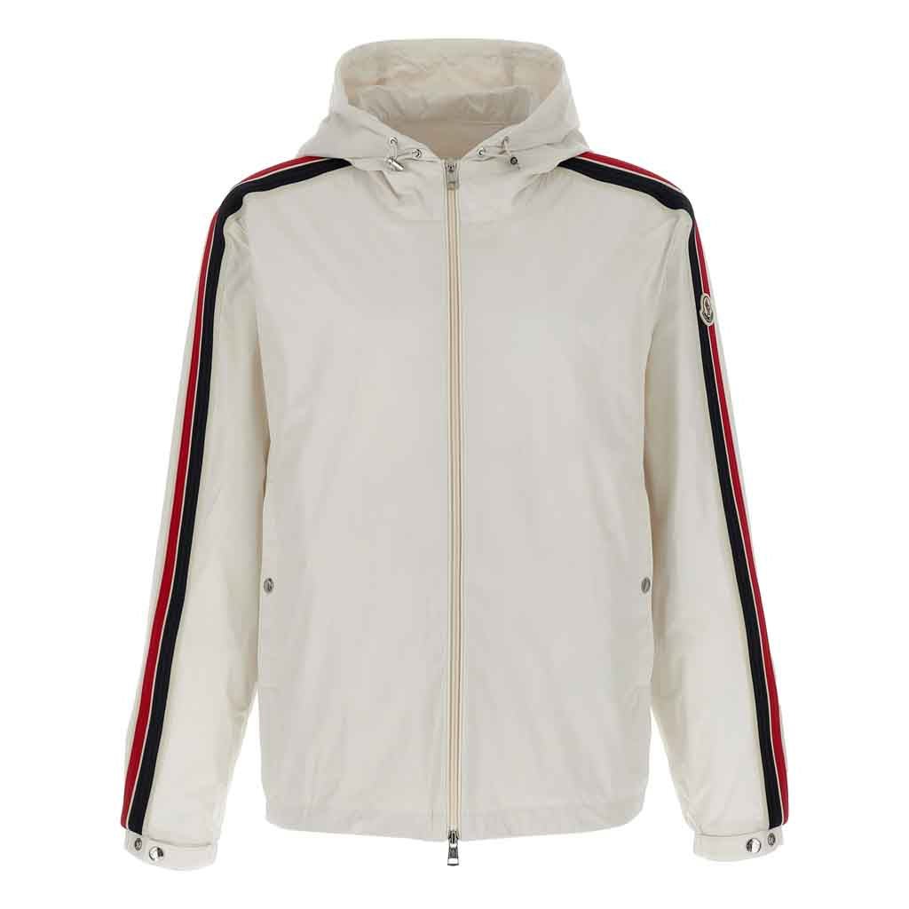 Moncler Olan Hooded Jacket in WhiteCoats & JacketsMonclerDPUS Designer Outlet1Moncler Olan Hooded Jacket in White