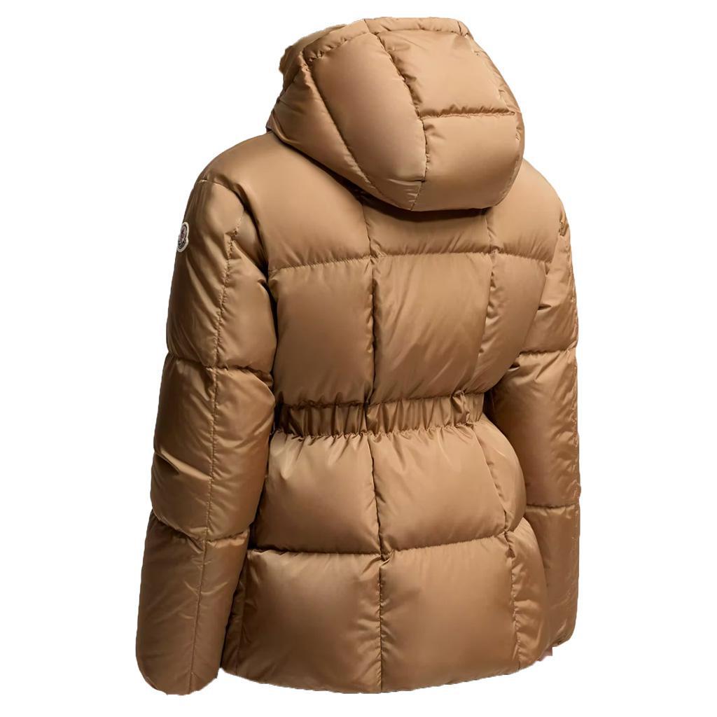 Moncler Women's Agneux Quilted Hooded Short Down Jacket in BeigeCoats & JacketsMonclerDPUS Designer Outlet80538133033961Moncler Women's Agneux Quilted Hooded Short Down Jacket in Beige