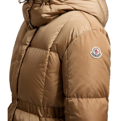 Moncler Women's Agneux Quilted Hooded Short Down Jacket in BeigeCoats & JacketsMonclerDPUS Designer Outlet80538133033961Moncler Women's Agneux Quilted Hooded Short Down Jacket in Beige