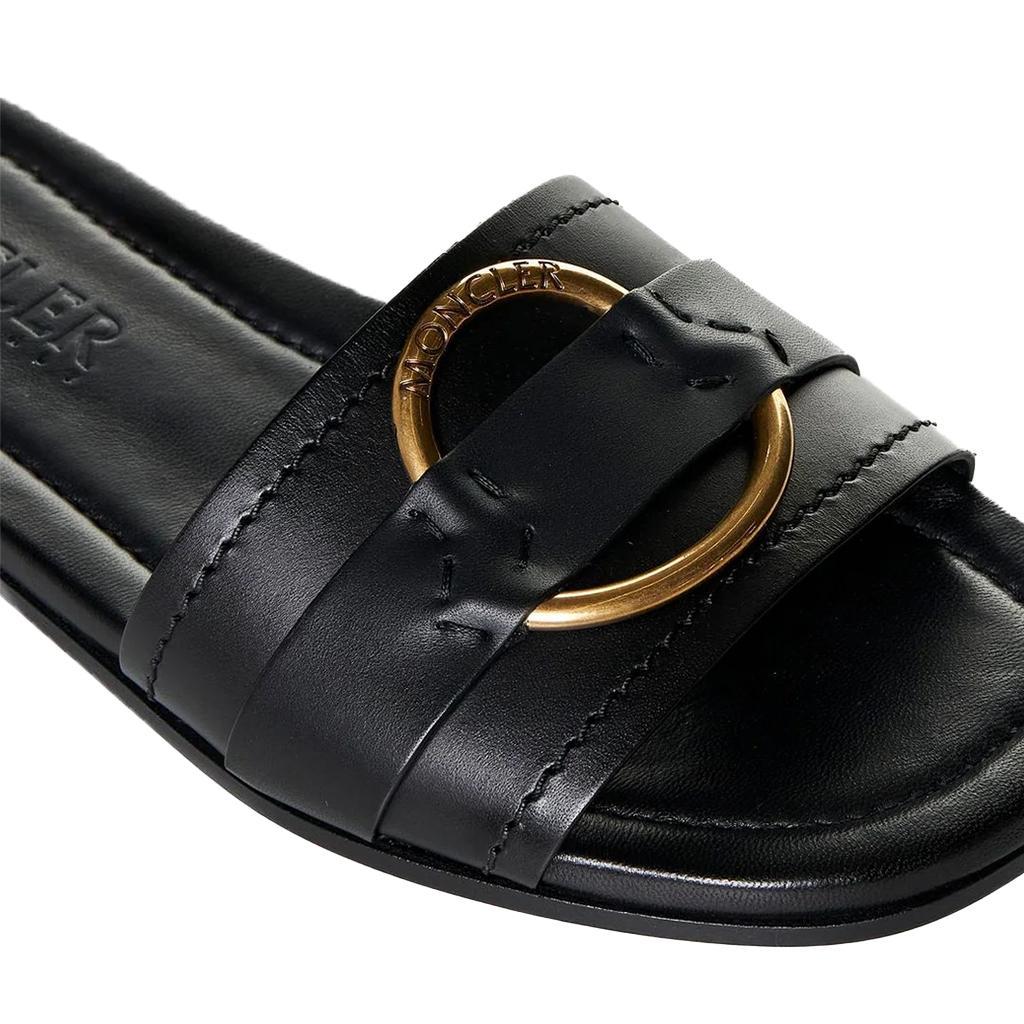 Moncler Women's Bell Slide in BlackSandalsMonclerDPUS Designer Outlet20300121281805572440775036Moncler Women's Bell Slide in Black