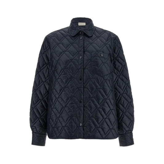 Moncler Women's Diamond Quilted Padded ShirtOvershirtMonclerDPUS Designer OutletL10932F00001788UY-778-408053813606732Blue40Moncler Women's Diamond Quilted Padded Shirt