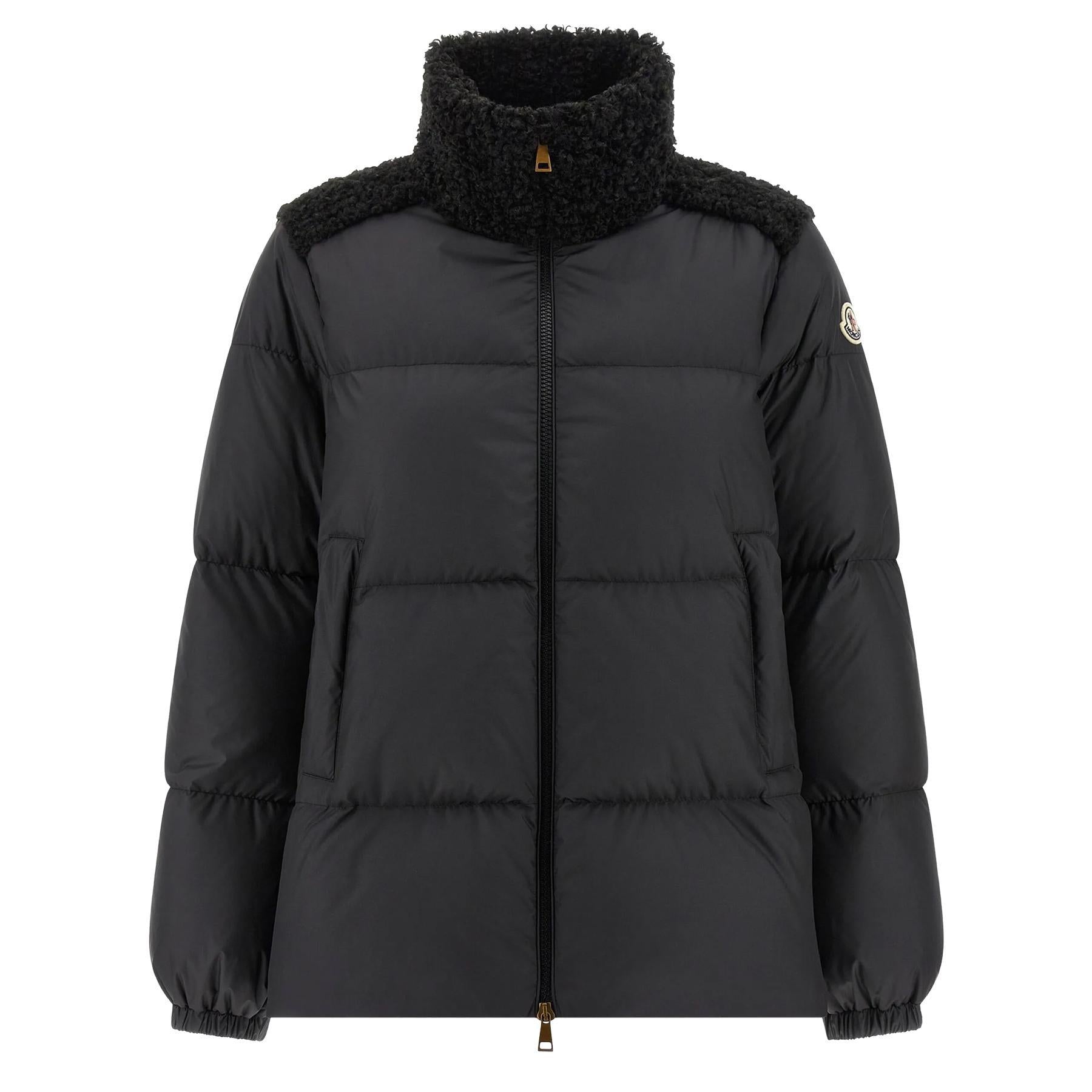 Moncler Women's Esnaie Teddy - Trimmed Short Down Jacket in BlackCoats & JacketsMonclerDPUS Designer Outlet2030012115680538132741222Moncler Women's Esnaie Teddy - Trimmed Short Down Jacket in Black