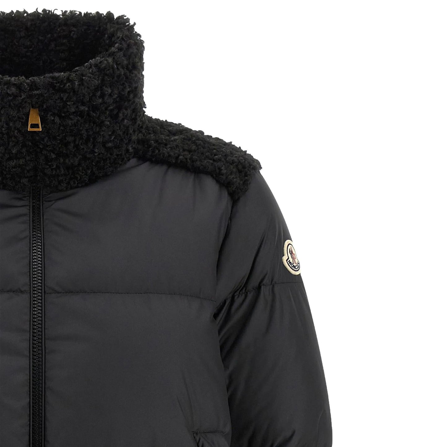 Moncler Women's Esnaie Teddy - Trimmed Short Down Jacket in BlackCoats & JacketsMonclerDPUS Designer Outlet2030012115680538132741222Moncler Women's Esnaie Teddy - Trimmed Short Down Jacket in Black