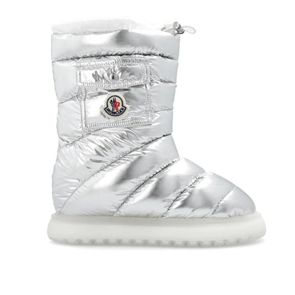 Moncler Women's Gaia Pocket Mid Nylon Padded Boots in SilverShoesMonclerDPUS Designer Outlet805387591229136Moncler Women's Gaia Pocket Mid Nylon Padded Boots in Silver