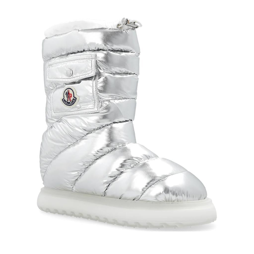 Moncler Women's Gaia Pocket Mid Nylon Padded Boots in SilverShoesMonclerDPUS Designer Outlet805387591229136Moncler Women's Gaia Pocket Mid Nylon Padded Boots in Silver