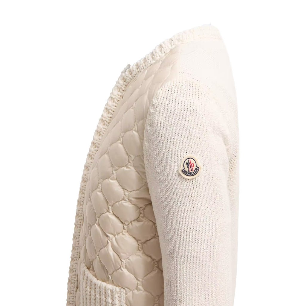Moncler Women's Geometric-Quilted Padded Zip-Up CardiganKnitwearMonclerDPUS Designer OutletL10939B00036M5670-34-M8053813737535WhiteMMoncler Women's Geometric-Quilted Padded Zip-Up Cardigan