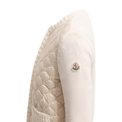 Moncler Women's Geometric-Quilted Padded Zip-Up CardiganKnitwearMonclerDPUS Designer OutletL10939B00036M5670-34-M8053813737535WhiteMMoncler Women's Geometric-Quilted Padded Zip-Up Cardigan