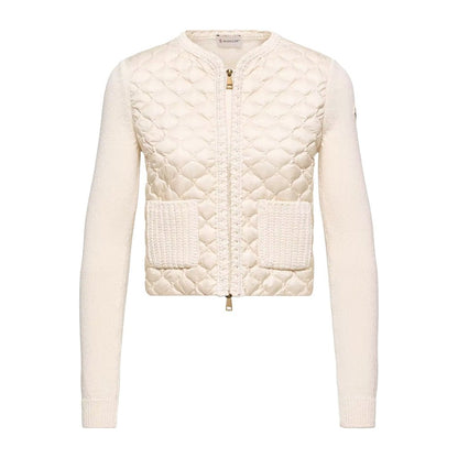 Moncler Women's Geometric-Quilted Padded Zip-Up CardiganKnitwearMonclerDPUS Designer OutletL10939B00036M5670-34-M8053813737535WhiteMMoncler Women's Geometric-Quilted Padded Zip-Up Cardigan