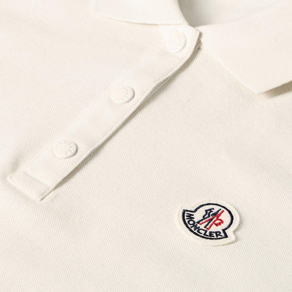 Moncler Women's Logo Cotton Pique PoloT-ShirtMonclerDPUS Designer Outlet8053813588915WhiteSMoncler Women's Logo Cotton Pique Polo