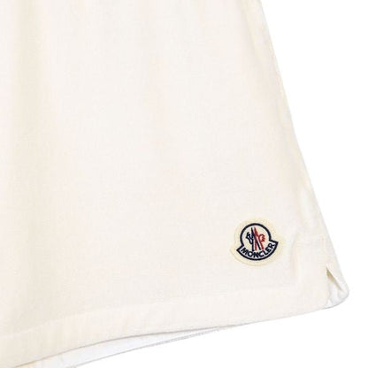 Moncler Women's Logo Patch Terry Cloth ShortsTrousers & ShortsMonclerDPUS Designer Outlet8053875189174WhiteXSMoncler Women's Logo Patch Terry Cloth Shorts