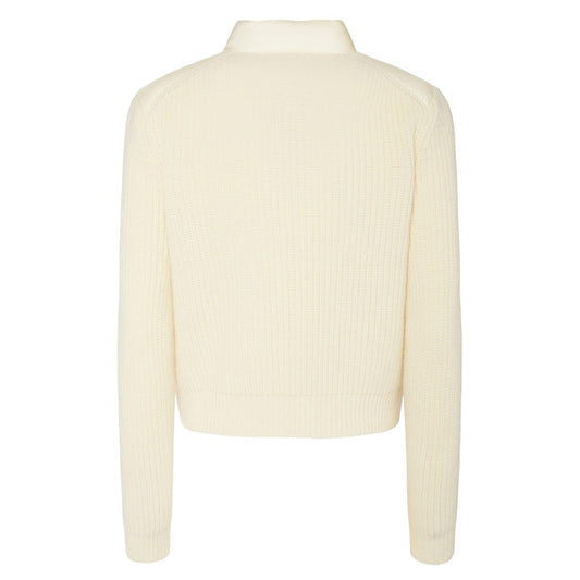 Moncler Women's Padded Cardigan in IvoryMonclerDPUS Designer Outlet203001215208053813302832SMoncler Women's Padded Cardigan in Ivory