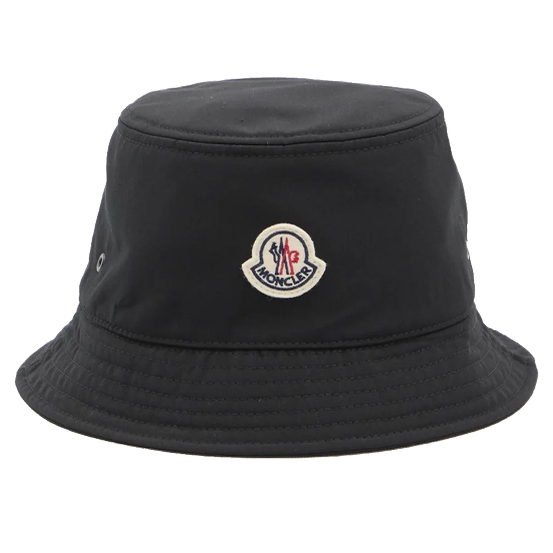 Moncler Women's Patch Logo Bucket Hat in BlackMonclerDPUS Designer Outlet203001212728050592879746SMoncler Women's Patch Logo Bucket Hat in Black