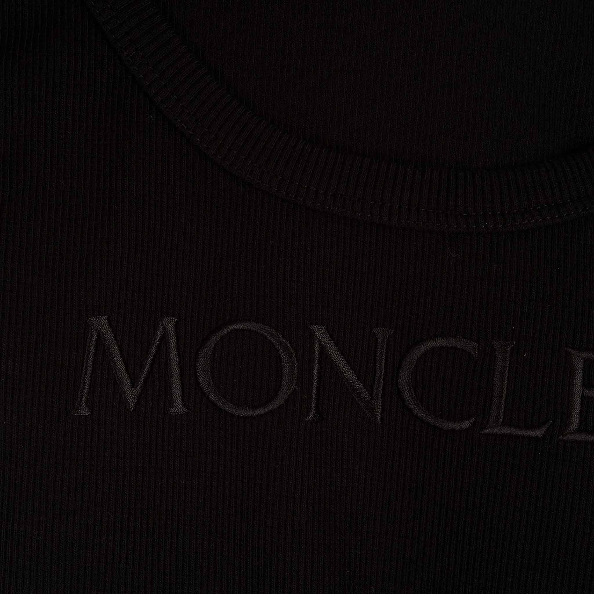 Moncler Women's Ribbed Logo Vest in BlackMonclerDPUS Designer Outlet203001214988055724460328SMoncler Women's Ribbed Logo Vest in Black