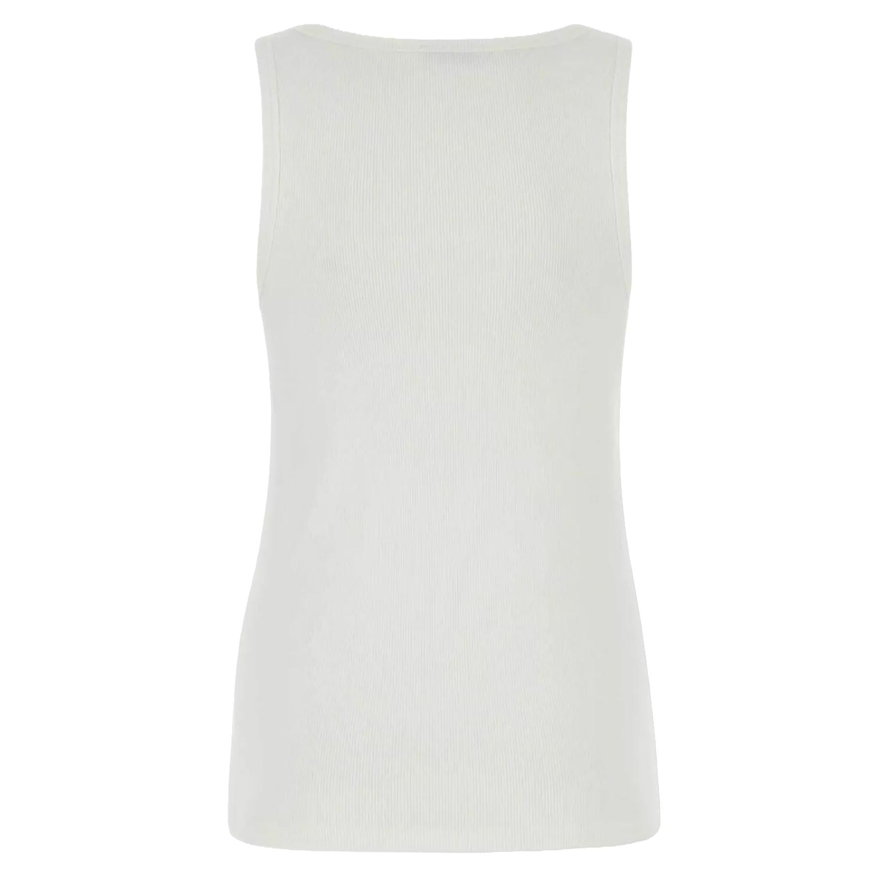 Moncler Women's Ribbed Logo Vest in WhiteMonclerDPUS Designer Outlet203001214958055724377831MMoncler Women's Ribbed Logo Vest in White