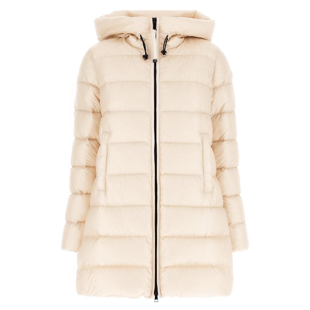 Moncler Women's Suyenne Down Coat in Light BeigeCoats & JacketsMonclerDPUS Designer Outlet80538132090560Moncler Women's Suyenne Down Coat in Light Beige