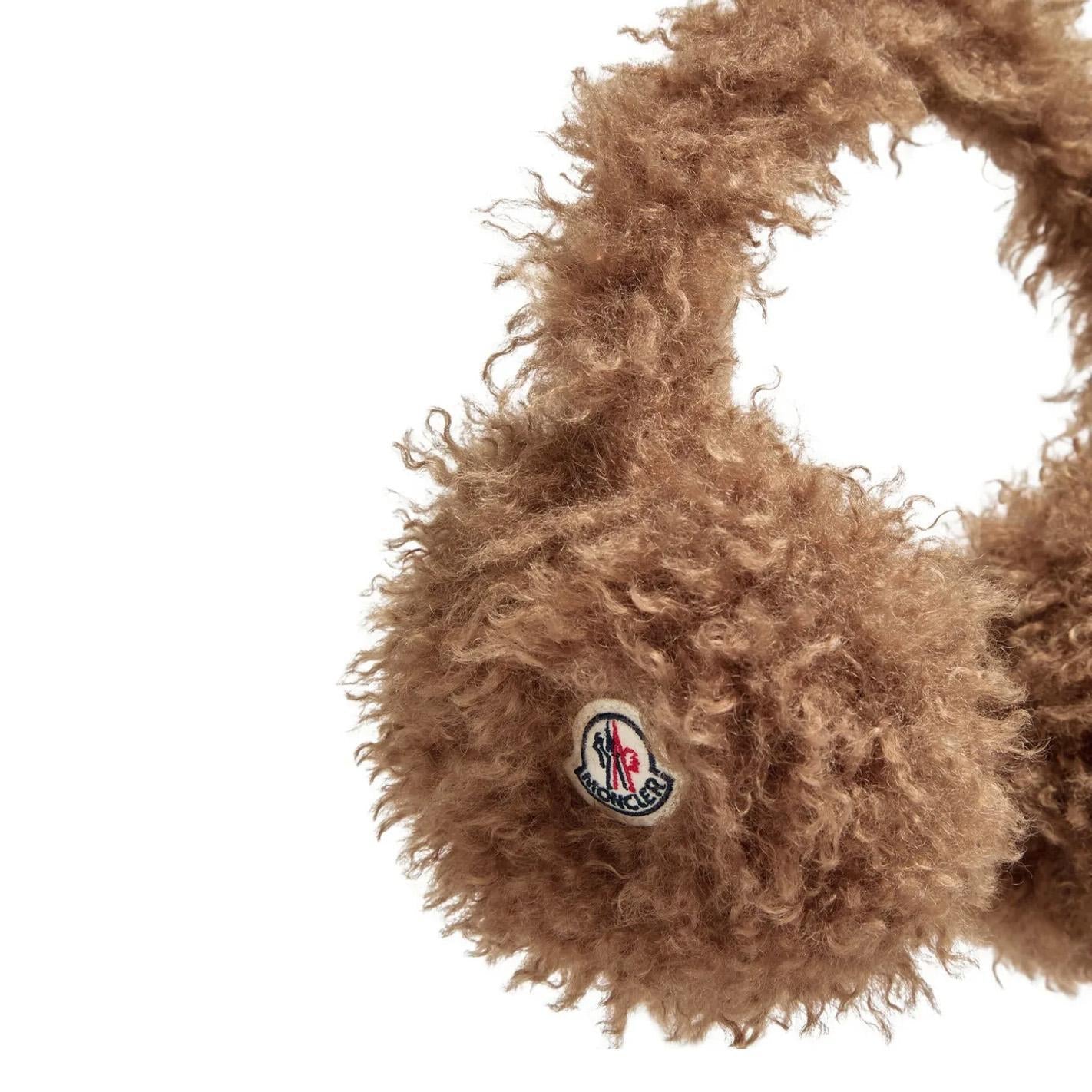 Moncler Women's Teddy - Effect Fleece - Lined Earmuffs in BrownAccessoriesMonclerDPUS Designer Outlet8053813255992UNIMoncler Women's Teddy - Effect Fleece - Lined Earmuffs in Brown