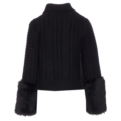 Moncler Women's Wool Blend Zip - Up Cardigan in BlackMonclerDPUS Designer Outlet203001101348053813345075SMoncler Women's Wool Blend Zip - Up Cardigan in Black