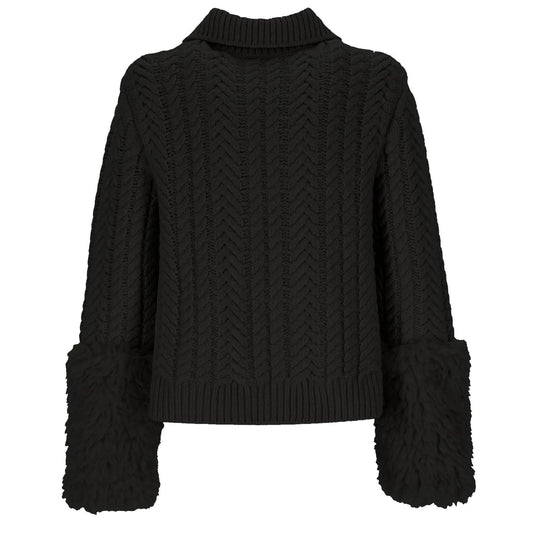 Moncler Women's Wool Blend Zip - Up Cardigan in BlackMonclerDPUS Designer Outlet203001101348053813345075SMoncler Women's Wool Blend Zip - Up Cardigan in Black