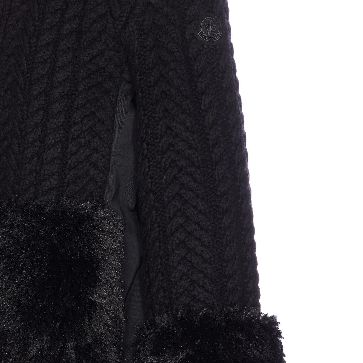 Moncler Women's Wool Blend Zip - Up Cardigan in BlackMonclerDPUS Designer Outlet203001101348053813345075SMoncler Women's Wool Blend Zip - Up Cardigan in Black