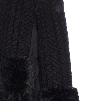 Moncler Women's Wool Blend Zip - Up Cardigan in BlackMonclerDPUS Designer Outlet203001101348053813345075SMoncler Women's Wool Blend Zip - Up Cardigan in Black