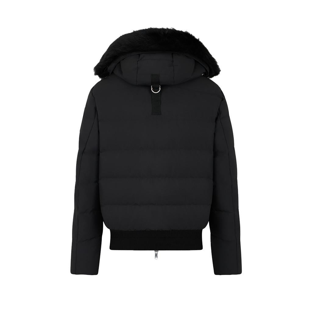 Moose Knuckles Cloud Bomber Neoshear in Black/ Black ShearlingCoats & JacketsMoose KnucklesDPUS Designer Outlet822185695440LMoose Knuckles Cloud Bomber Neoshear in Black/ Black Shearling