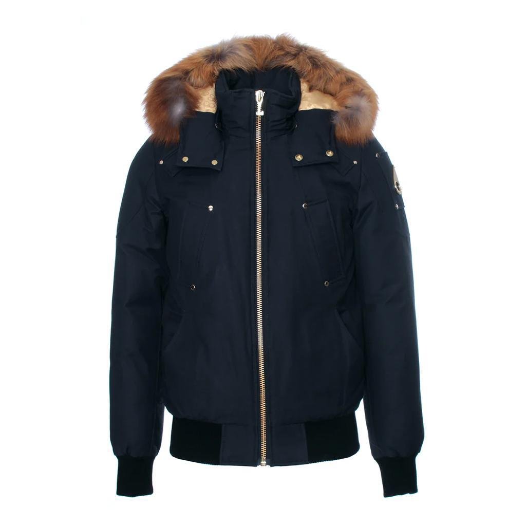 Moose Knuckles Little Rapids Bomber in Navy/ GoldMoose KnucklesDPUS Designer Outlet822185251264SMoose Knuckles Little Rapids Bomber in Navy/ Gold