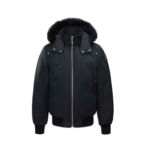 Moose Knuckles Mens Ballistic Bomber in Black/ Black FurCoats & JacketsMoose KnucklesDPUSXSMoose Knuckles Mens Ballistic Bomber in Black/ Black Fur