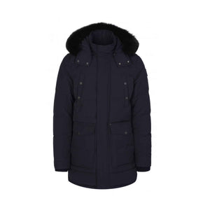 Moose Knuckles Mens Big Ridge Parka in Navy/ Black FurCoats & JacketsMoose KnucklesDPUSXSMoose Knuckles Mens Big Ridge Parka in Navy/ Black Fur