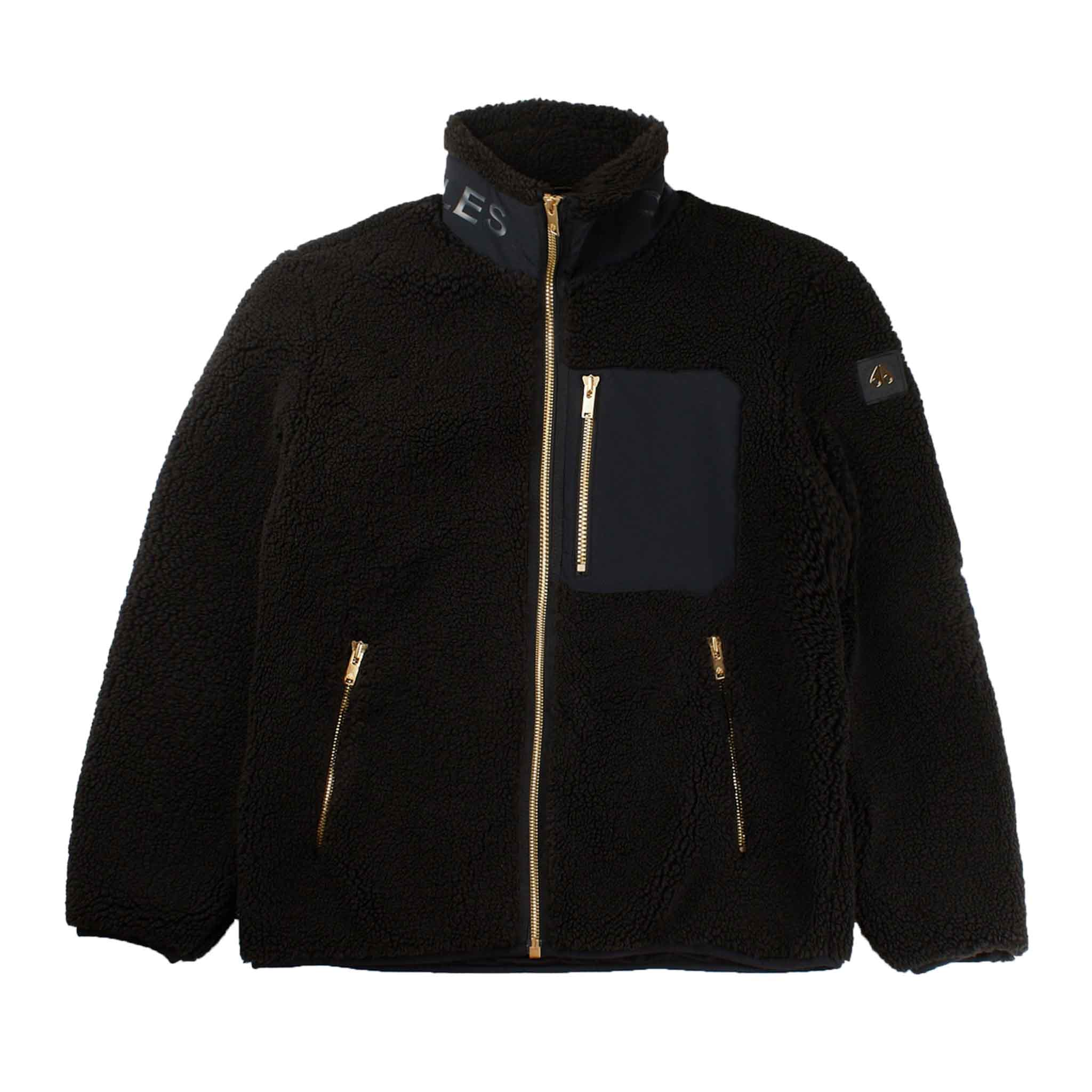 Moose Knuckles Mens Saglek Zip - Up Gold Fleece in BlackCoats & JacketsMoose KnucklesDPUSXSMoose Knuckles Mens Saglek Zip - Up Gold Fleece in Black