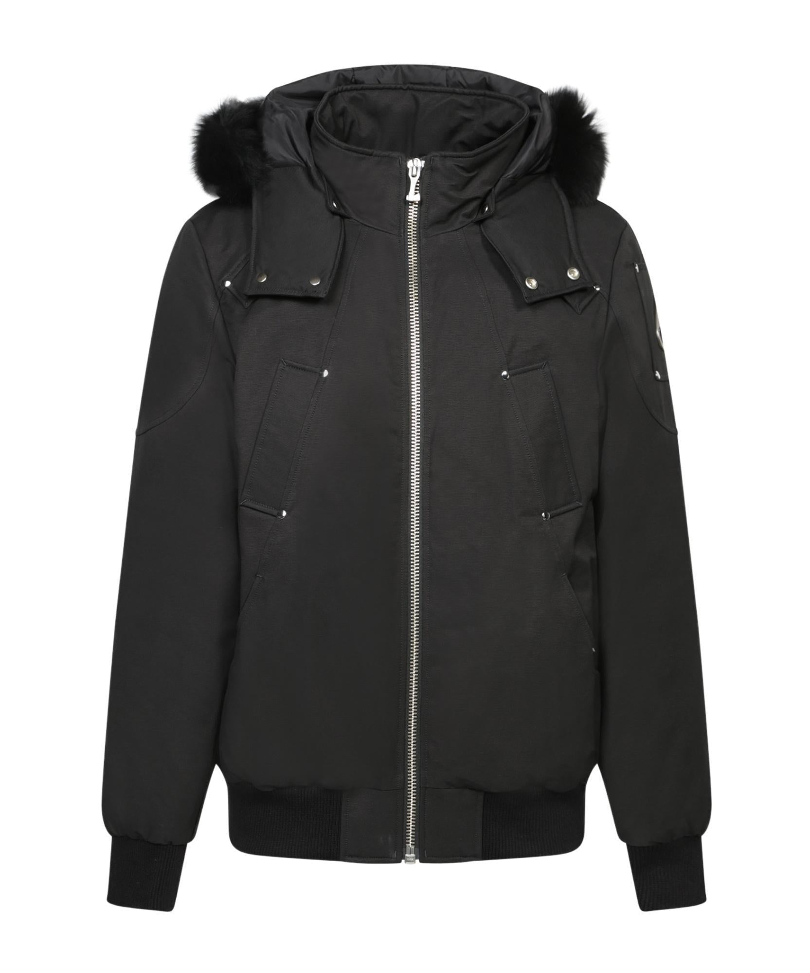 Moose Knuckles Original Ballistic Bomber Neoshear in Black/ Black ShearlingCoats & JacketsMoose KnucklesDPUS Designer Outlet822185608761XSMoose Knuckles Original Ballistic Bomber Neoshear in Black/ Black Shearling