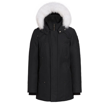 Moose Knuckles Stirling Parka Mens in Black/ NaturalCoats & JacketsMoose KnucklesDPUS Designer Outlet822185110653SMoose Knuckles Stirling Parka Mens in Black/ Natural