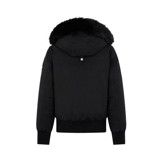 Moose Knuckles Women's Debbie Bomber in Black/ Black ShearlingCoats & JacketsMoose KnucklesDPUS Designer Outlet822185445441XSMoose Knuckles Women's Debbie Bomber in Black/ Black Shearling