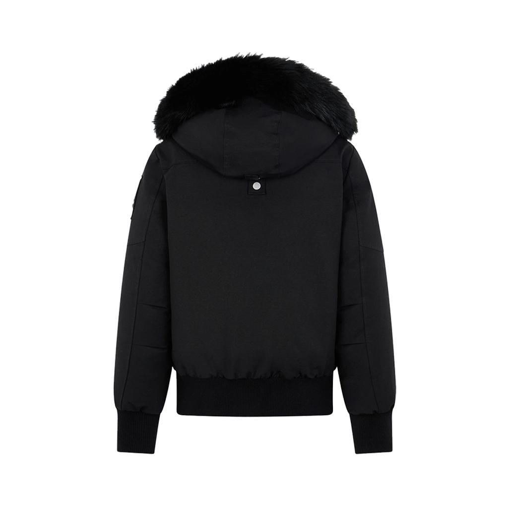 Moose Knuckles Women's Debbie Bomber in Black/ Black ShearlingCoats & JacketsMoose KnucklesDPUS Designer Outlet822185445441XSMoose Knuckles Women's Debbie Bomber in Black/ Black Shearling