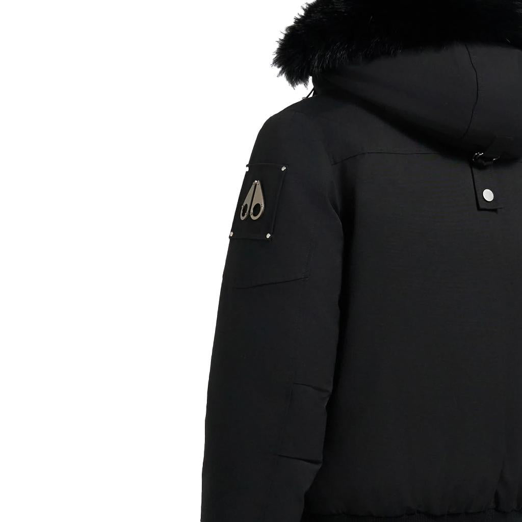 Moose Knuckles Women's Debbie Bomber in Black/ Black ShearlingCoats & JacketsMoose KnucklesDPUS Designer Outlet822185445441XSMoose Knuckles Women's Debbie Bomber in Black/ Black Shearling