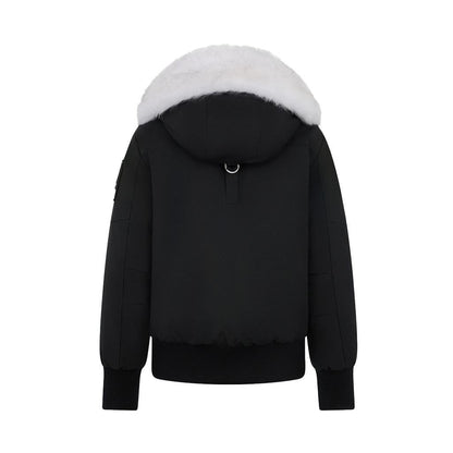 Moose Knuckles Women's Debbie Bomber in Black/ Natural ShearlingCoats & JacketsMoose KnucklesDPUS Designer Outlet822185445113MMoose Knuckles Women's Debbie Bomber in Black/ Natural Shearling