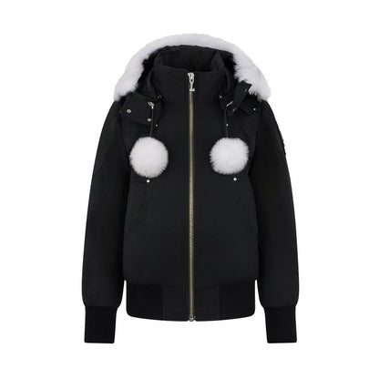 Moose Knuckles Women's Debbie Bomber in Black/ Natural ShearlingCoats & JacketsMoose KnucklesDPUS Designer Outlet822185445113MMoose Knuckles Women's Debbie Bomber in Black/ Natural Shearling