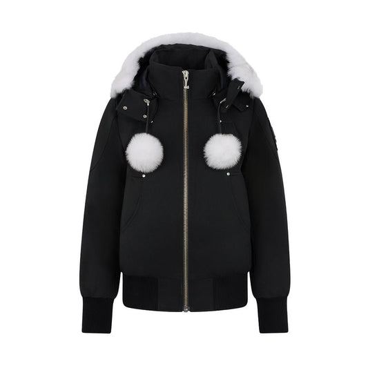 Moose Knuckles Women's Debbie Bomber in Black/ Natural ShearlingCoats & JacketsMoose KnucklesDPUS Designer Outlet822185445113MMoose Knuckles Women's Debbie Bomber in Black/ Natural Shearling