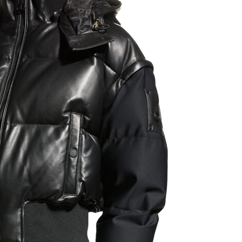 Moose Knuckles Women's Halsey Bomber in Black/ Black ShearlingCoats & JacketsMoose KnucklesDPUS Designer Outlet822185426099SMoose Knuckles Women's Halsey Bomber in Black/ Black Shearling