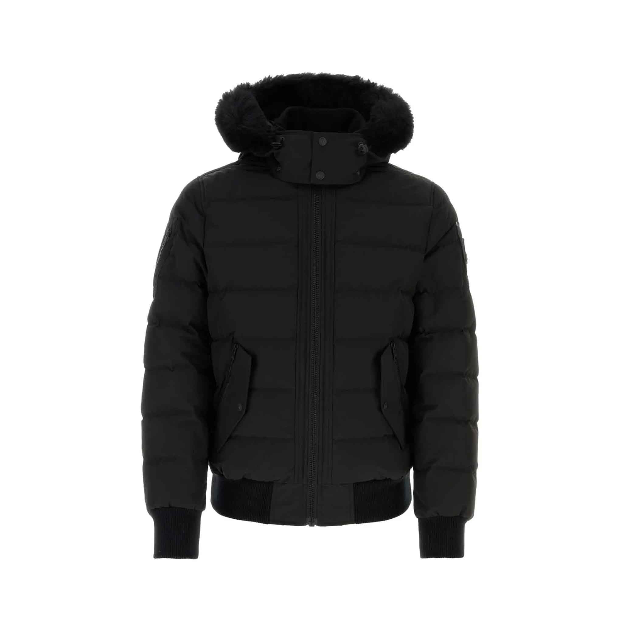 Moose Knuckles Womens Ladriere Bomber in Black/ Black FurCoats & JacketsMoose KnucklesDPUS822185316178XSMoose Knuckles Womens Ladriere Bomber in Black/ Black Fur