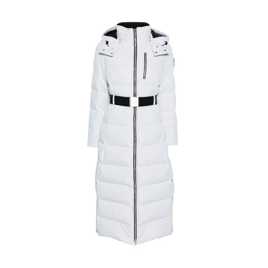 Moose Knuckles Womens Long Cloud Parka in Nimbus Cloud