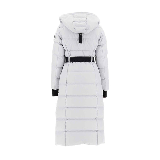 Moose Knuckles Womens Long Cloud Parka in Nimbus Cloud