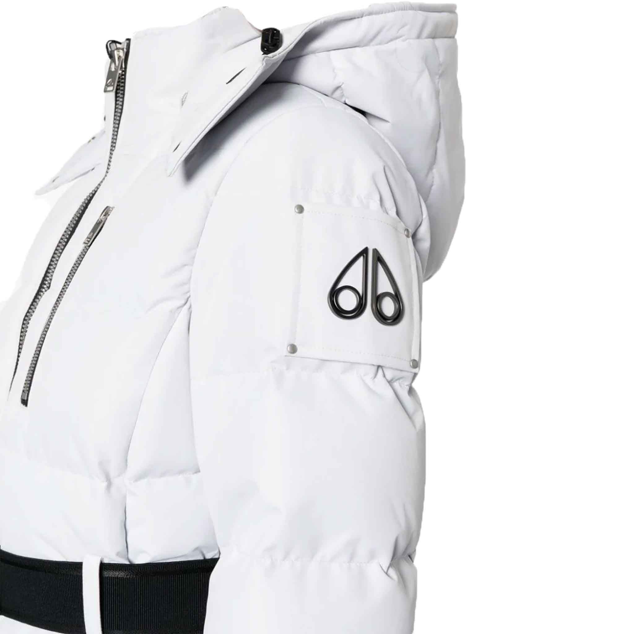 Moose Knuckles Womens Long Cloud Parka in Nimbus Cloud