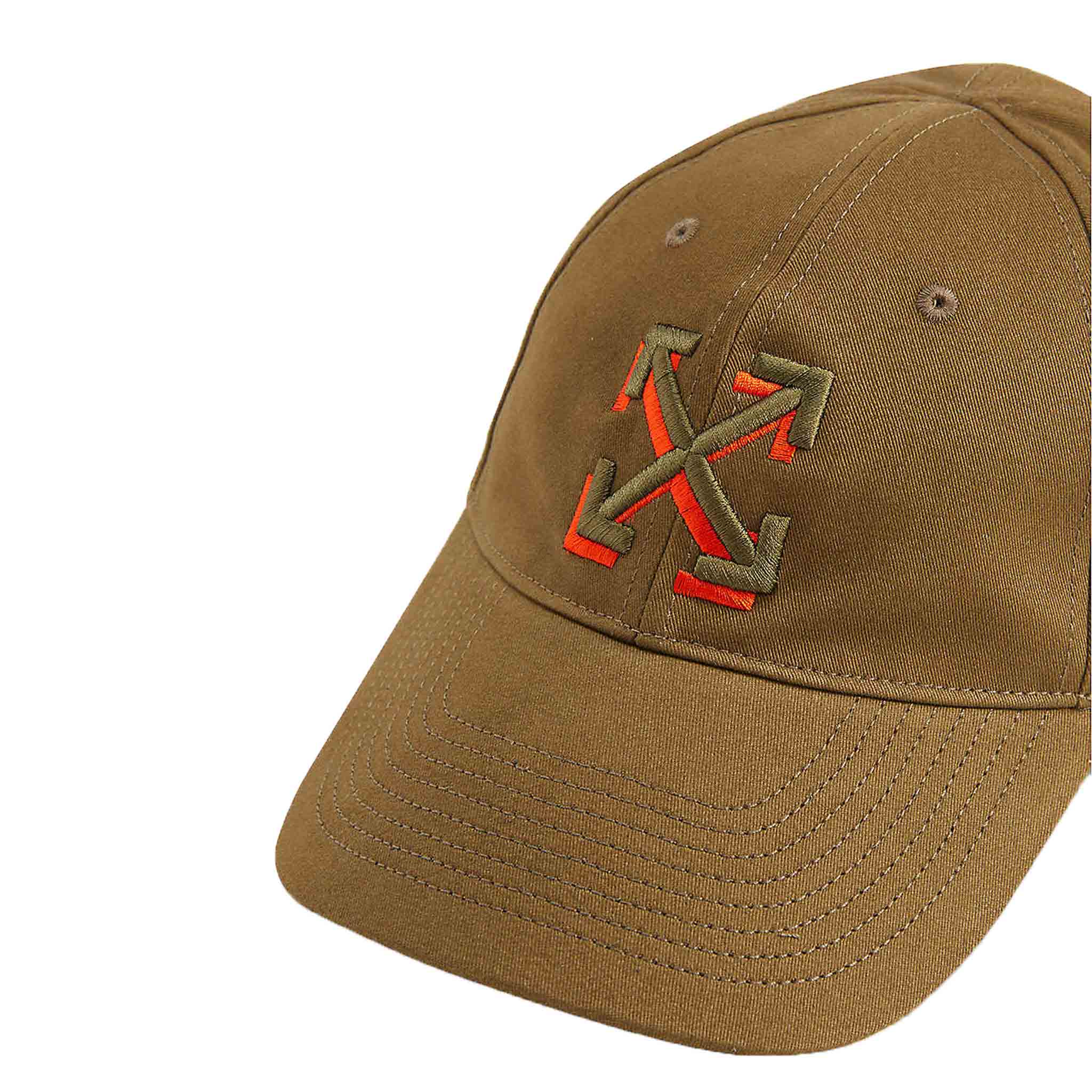 OFF - WHITE Arrow Baseball Cap in Army GreencapOff - WhiteDPUS96181223OFF - WHITE Arrow Baseball Cap in Army Green