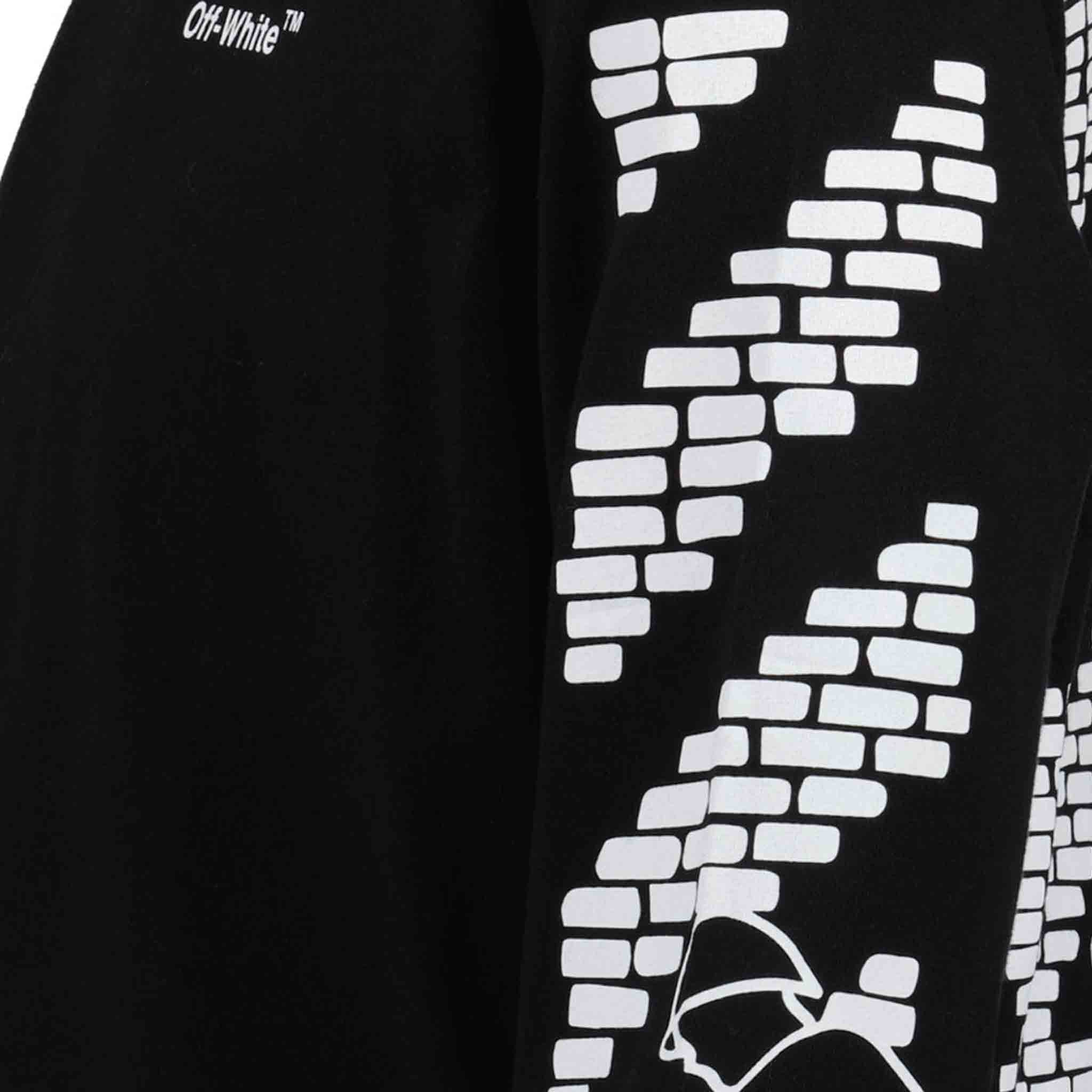 OFF - WHITE Bricks Slim Hoodie in BlackHoodiesOff - WhiteDPUSXSOFF - WHITE Bricks Slim Hoodie in Black