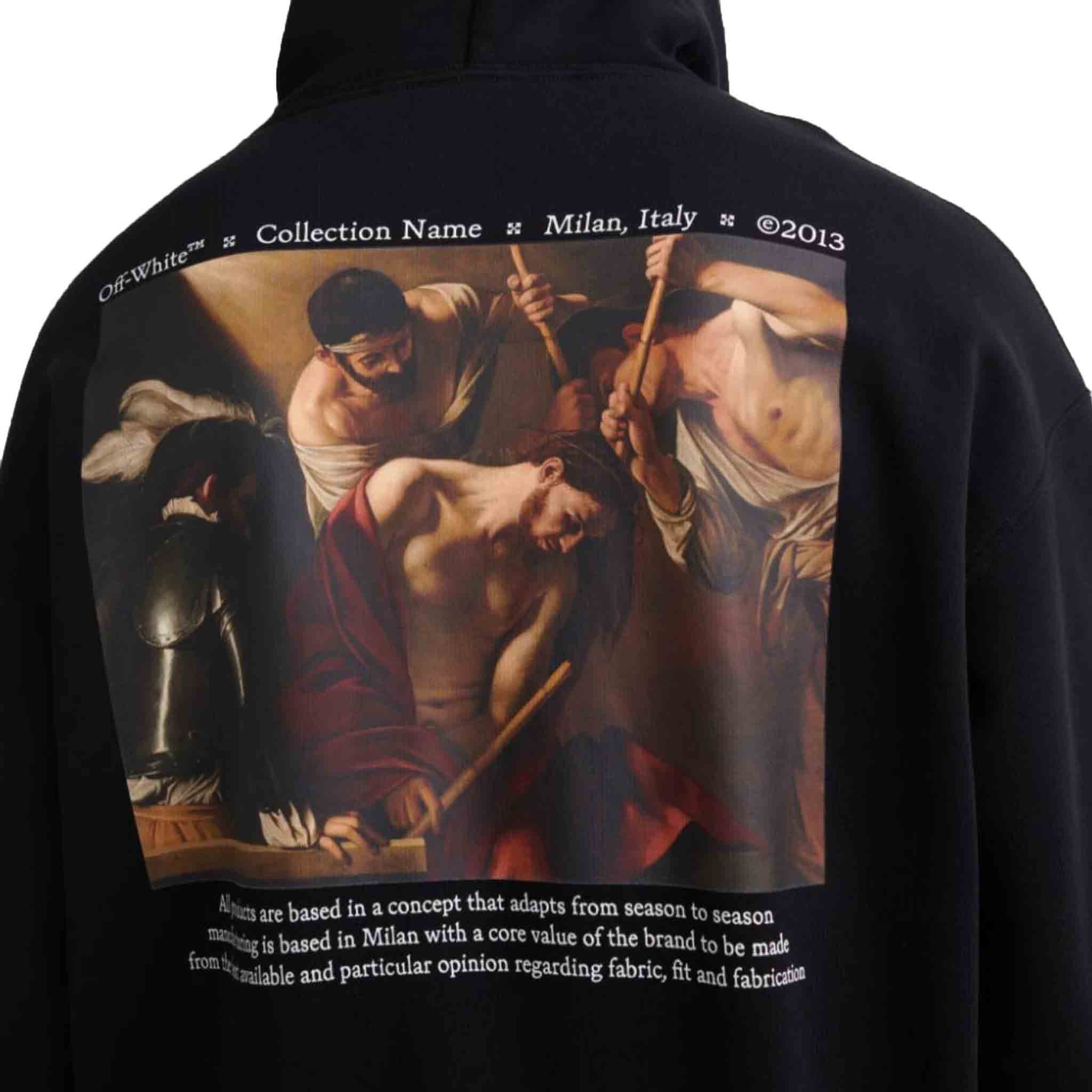 OFF - WHITE Caravaggio Crowning Oversized Hoodie in BlackHoodiesOff - WhiteDPUS8052865705974XSOFF - WHITE Caravaggio Crowning Oversized Hoodie in Black