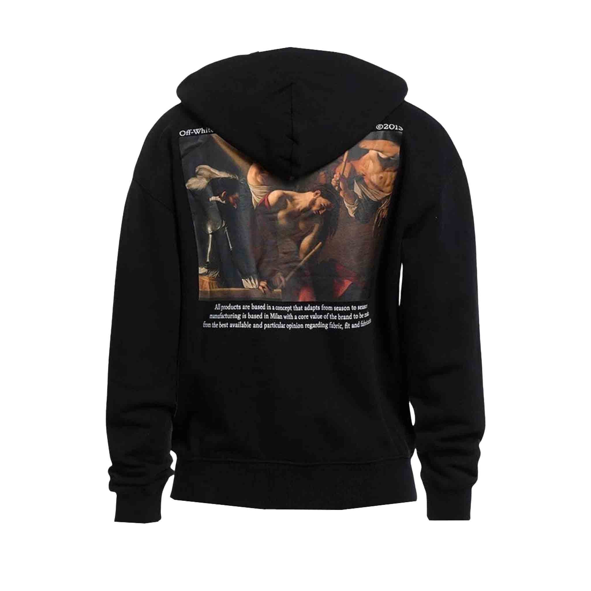 OFF - WHITE Caravaggio Crowning Oversized Hoodie in BlackHoodiesOff - WhiteDPUS8052865705974XSOFF - WHITE Caravaggio Crowning Oversized Hoodie in Black