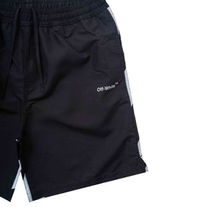 OFF - WHITE Diag Surfer Swimshorts in BlackShortsOff - WhiteDPUS52060391SOFF - WHITE Diag Surfer Swimshorts in Black