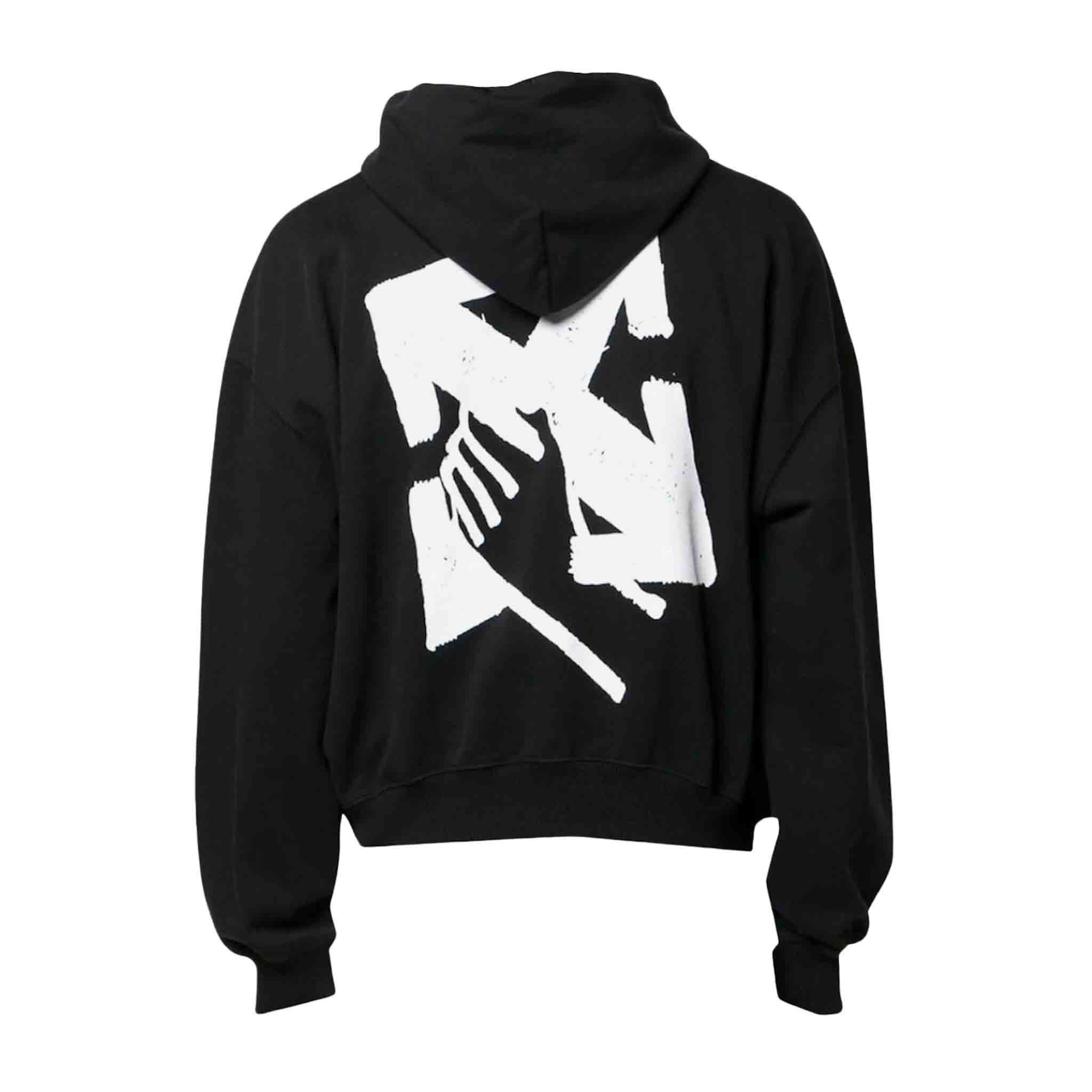 OFF - WHITE Hand Arrow Boxy Hoodie in BlackHoodiesOff - WhiteDPUSXSOFF - WHITE Hand Arrow Boxy Hoodie in Black