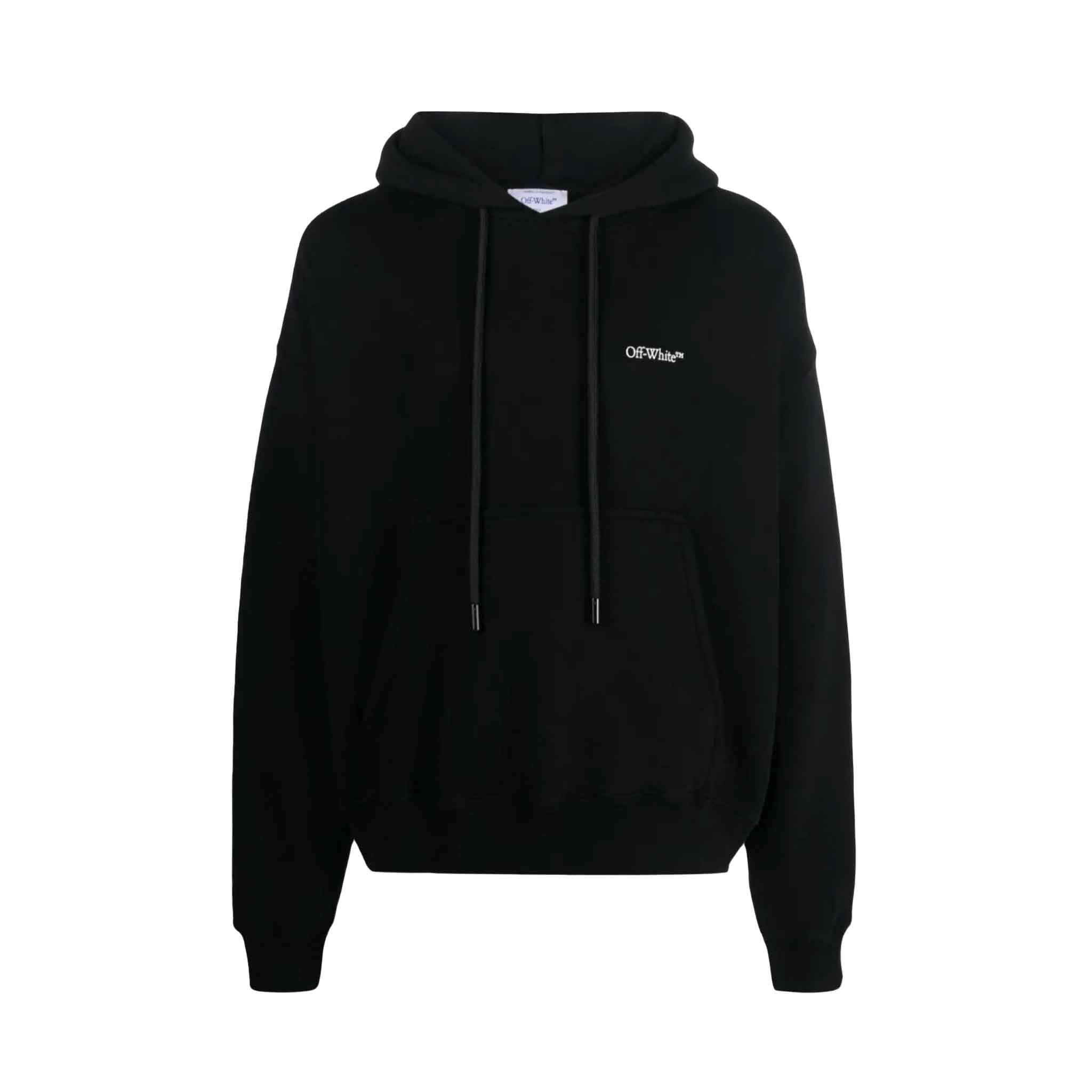 OFF - WHITE Luna Arrow Skate Hoodie in BlackHoodiesOff - WhiteDPUSSOFF - WHITE Luna Arrow Skate Hoodie in Black