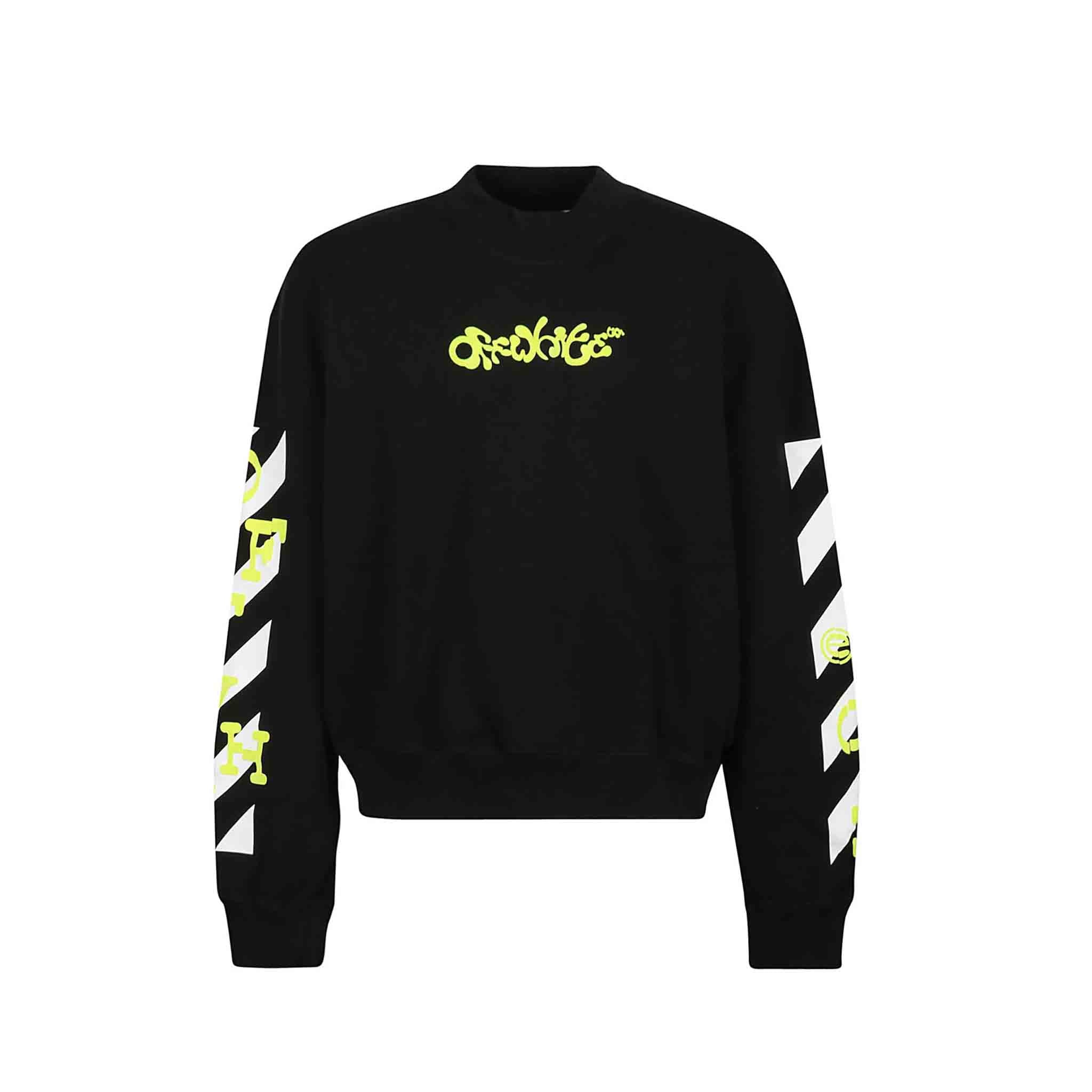 OFF - WHITE Opposite Arrow Boxy Crewneck In BlackSweatshirtsOff - WhiteDPUS30851047XSOFF - WHITE Opposite Arrow Boxy Crewneck In Black